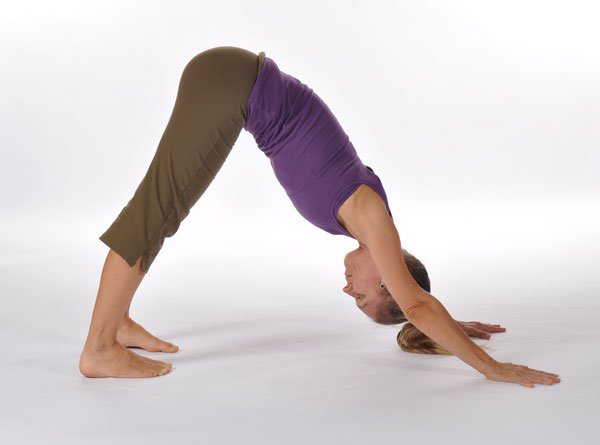 Down-Dog – Incorrect – Lower back rounded