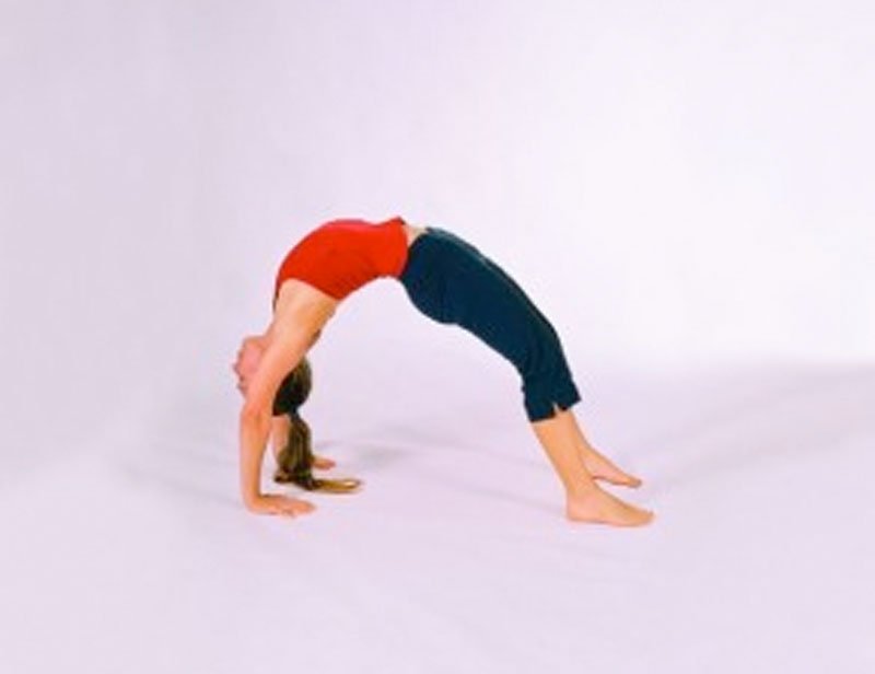 7. Urdvha Dhanuarasana Upward Bow Pose