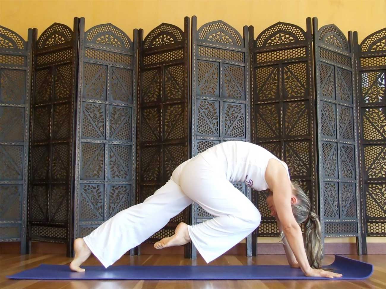 Knee to Nose Plank Pose